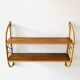Rattan wall shelf 80x60cm