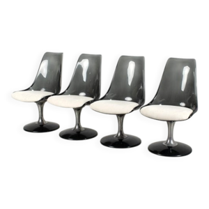 Chaises Tulipe en acrylique