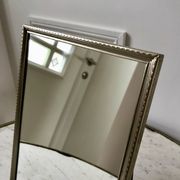 miroir en acier chromé années 40-50