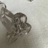 Molded glass knife holder