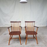 Set of 2 mid century chairs by Billund Stolefabrik