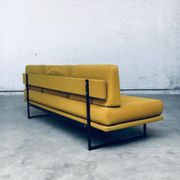 Mid-Century Dutch 3 Seat Sofa Daybed, 1960s