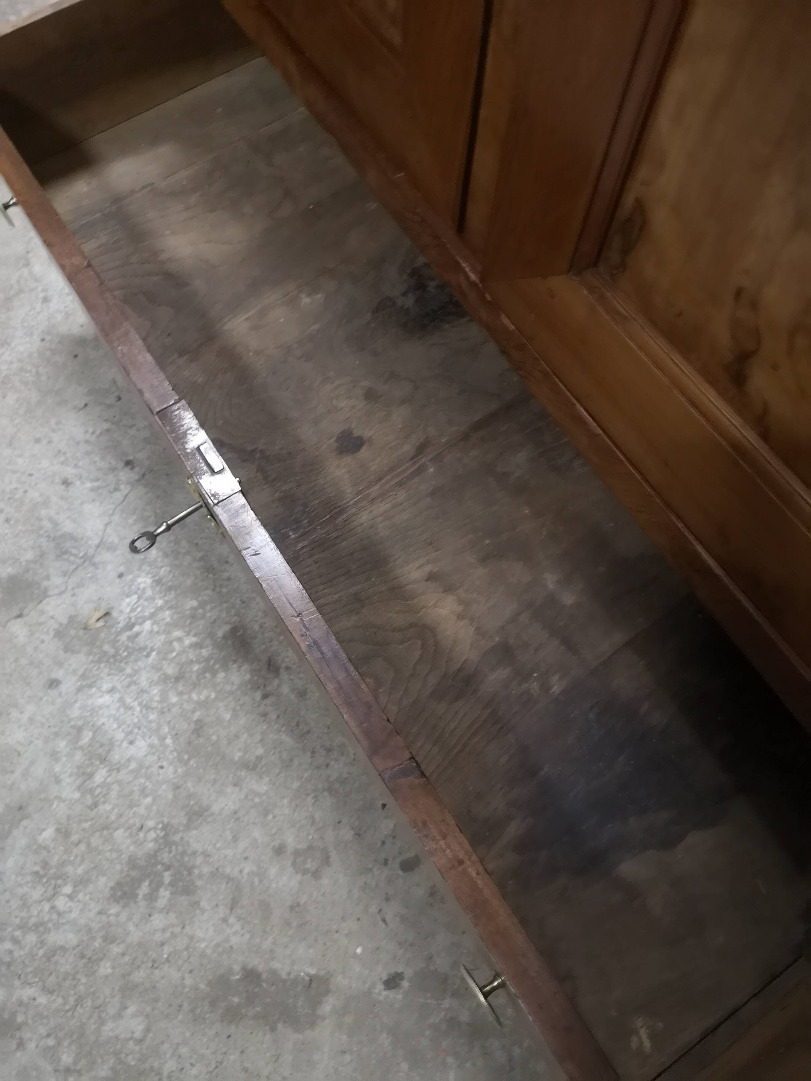 Burl veneer wardrobe