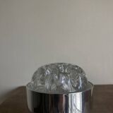 Tulip foot flower spade 1970 in silver metal