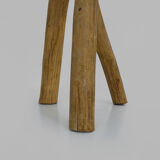 Tripod trading stool, peasant art Ariège, France (nineteenth century)