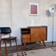 Meuble tv enfilade vintage pieds compas