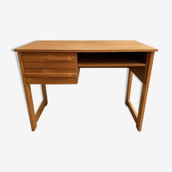 Vintage wooden desk from the 50s feet "sled"