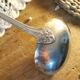 Ercuis antique silver plated metal ladle 1910