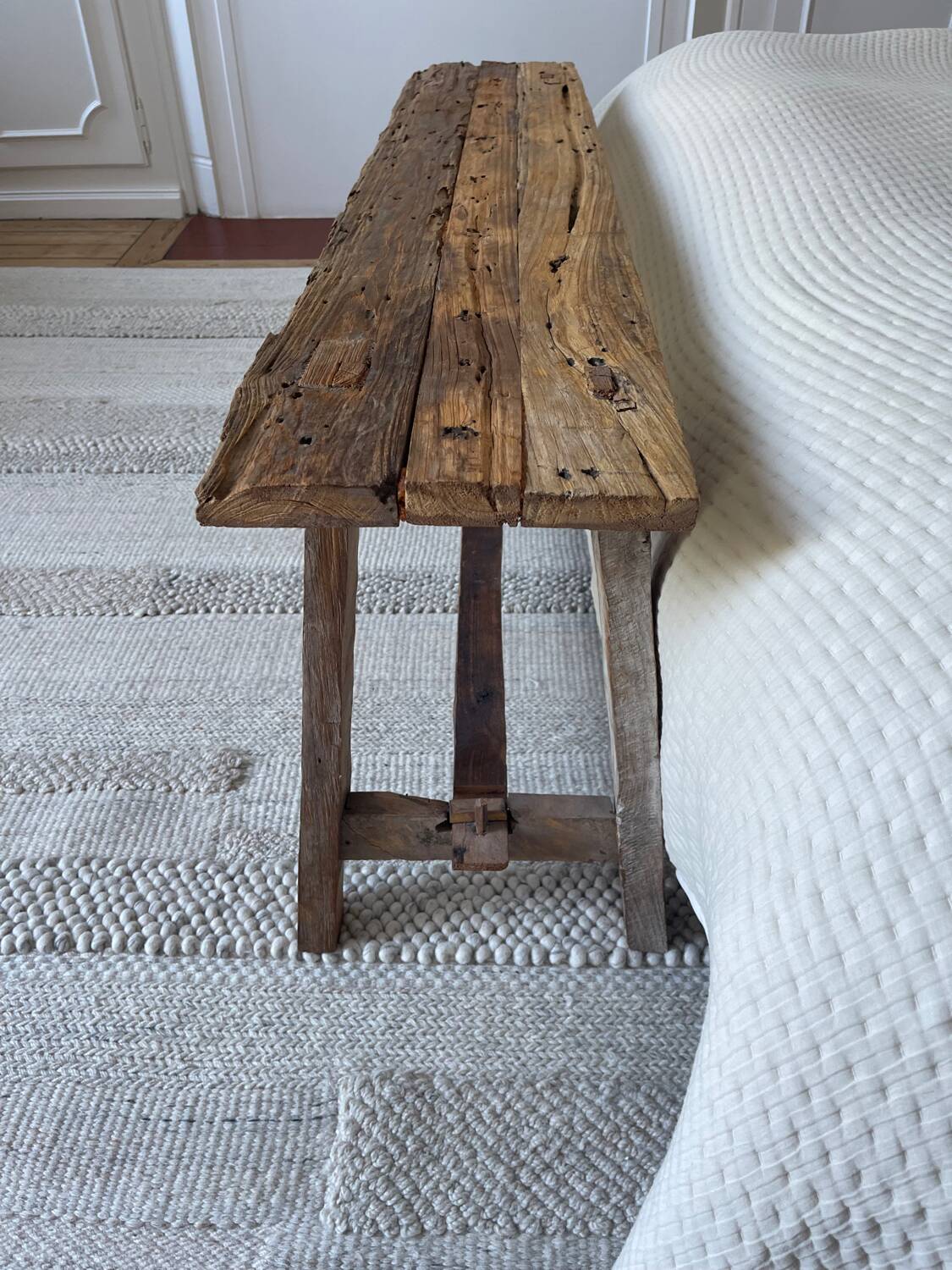 Vintage wooden bench