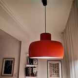 Large orange pendant light for dining room
