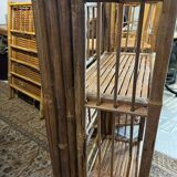 Bamboo standing shelf from the 60s