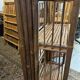 Bamboo standing shelf from the 60s