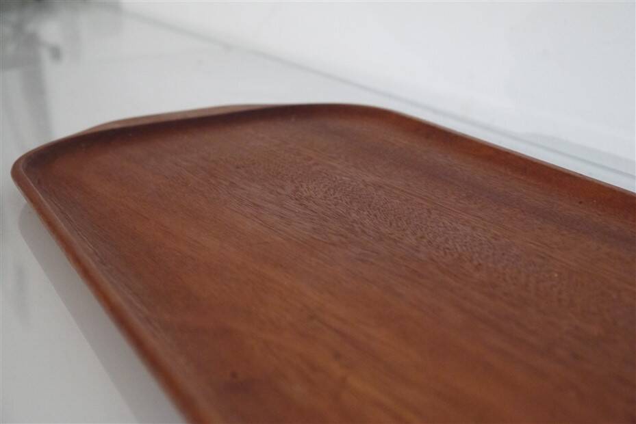 Vintage Scandinavian teak tray 1960