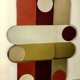 Smoked glass circus mirror 1994's