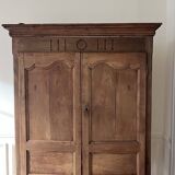 Antique solid wood wardrobe (oak)
