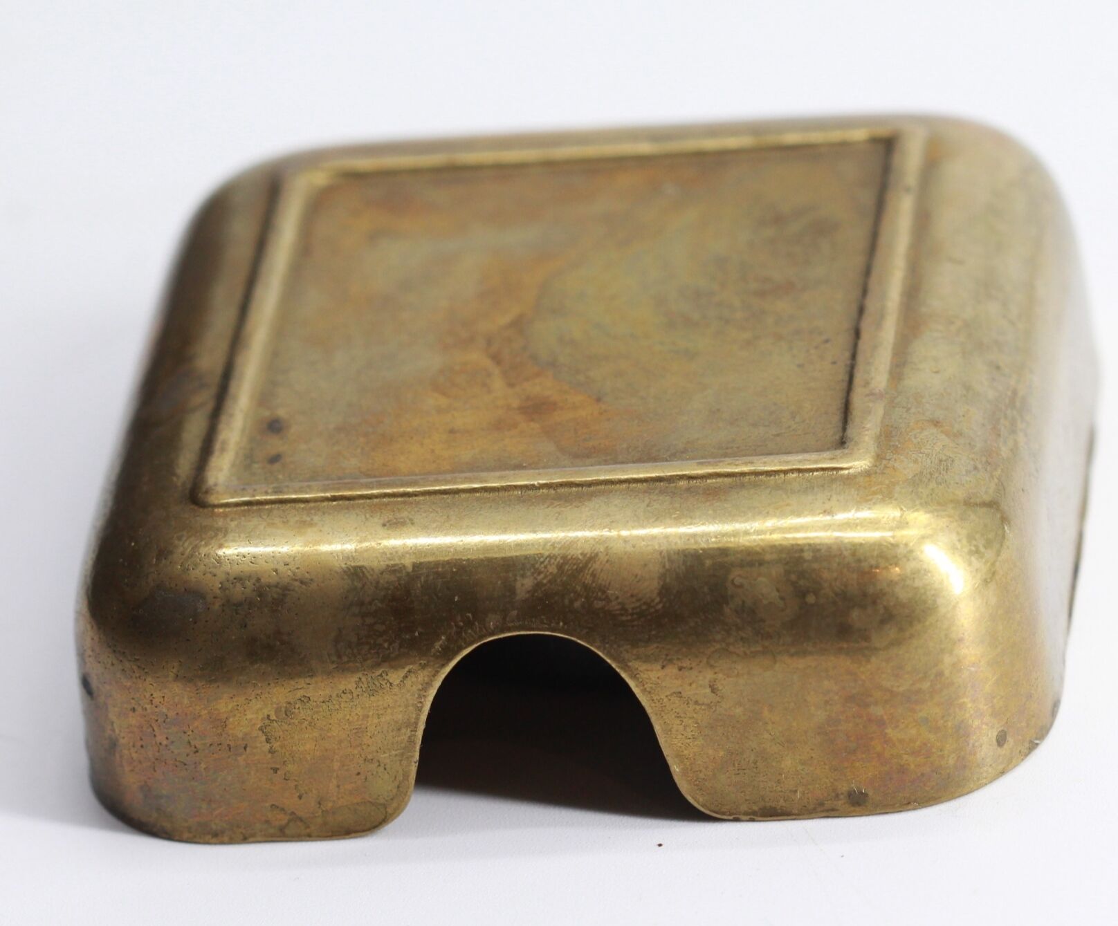 Set of 5 brass ashtrays