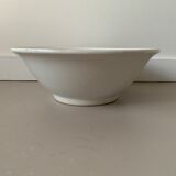 Old white salad bowl