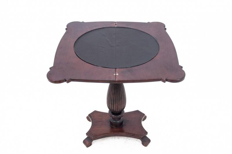Card table, Northern Europe, turn of the 19th and 20th centuries.