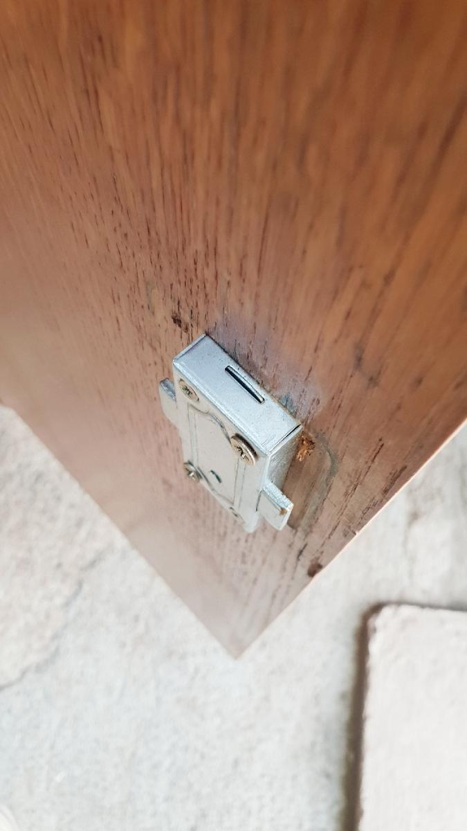 Vintage boarding school cabinet