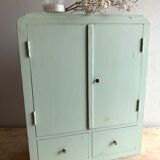 Patinated medicine cabinet