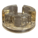 Candle holder, glass warming plate