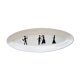 50's long oval dish