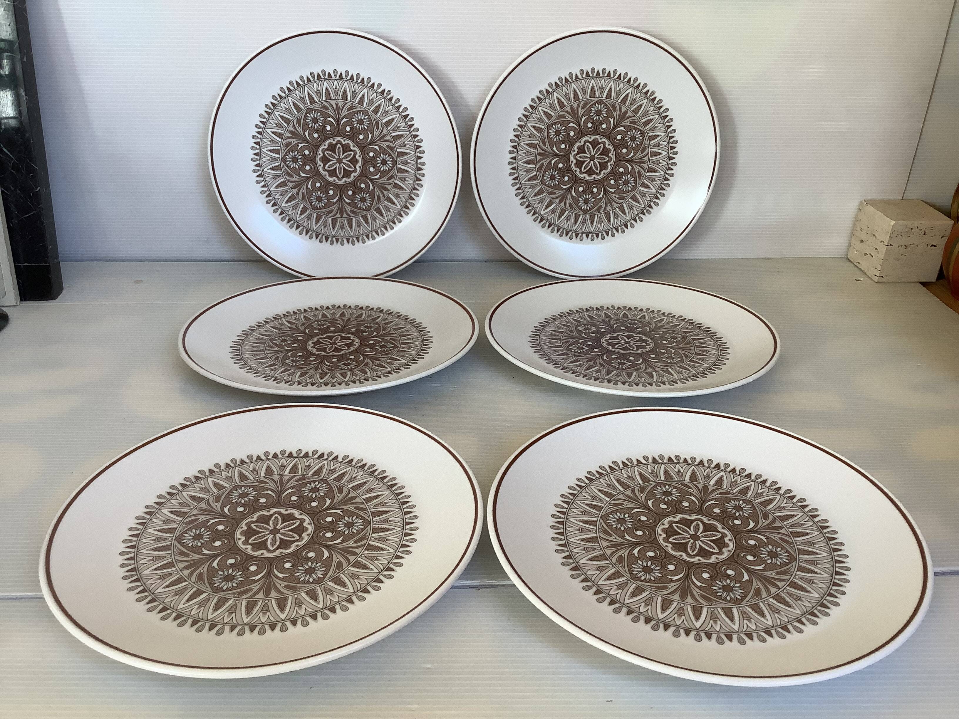 Six assiettes à dessert noritake Japan