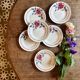 Set of 6 vintage dessert plates Model Nice by Moulin des Loups