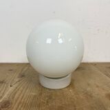 Vintage White Porcelain Wall Light, 1970s