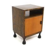Birch bedside table, Axel Larsson for Bodafors, Sweden, 1960