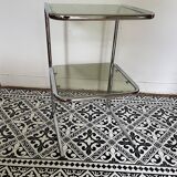 Vintage chrome side table 1970