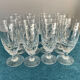 Set of 12 large Baccarat crystal glasses