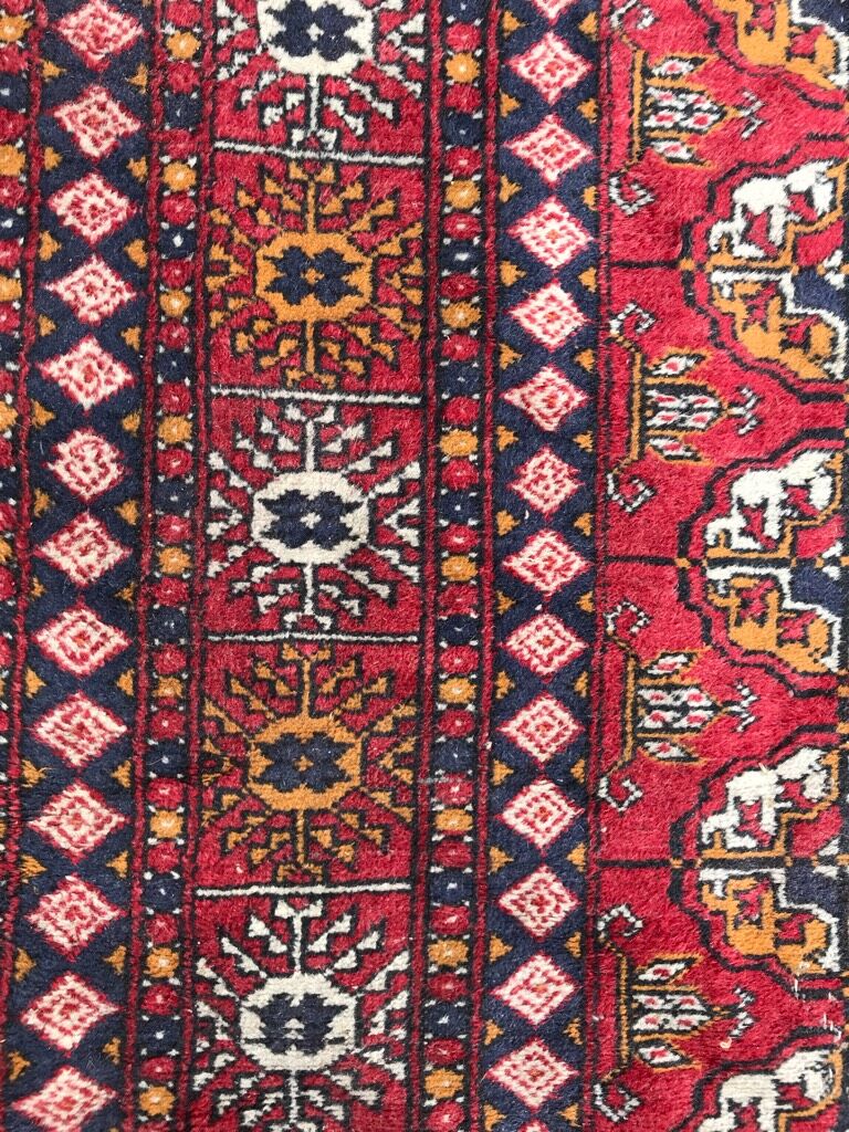 Former Pakistani Bukhara rug 156x250 cm