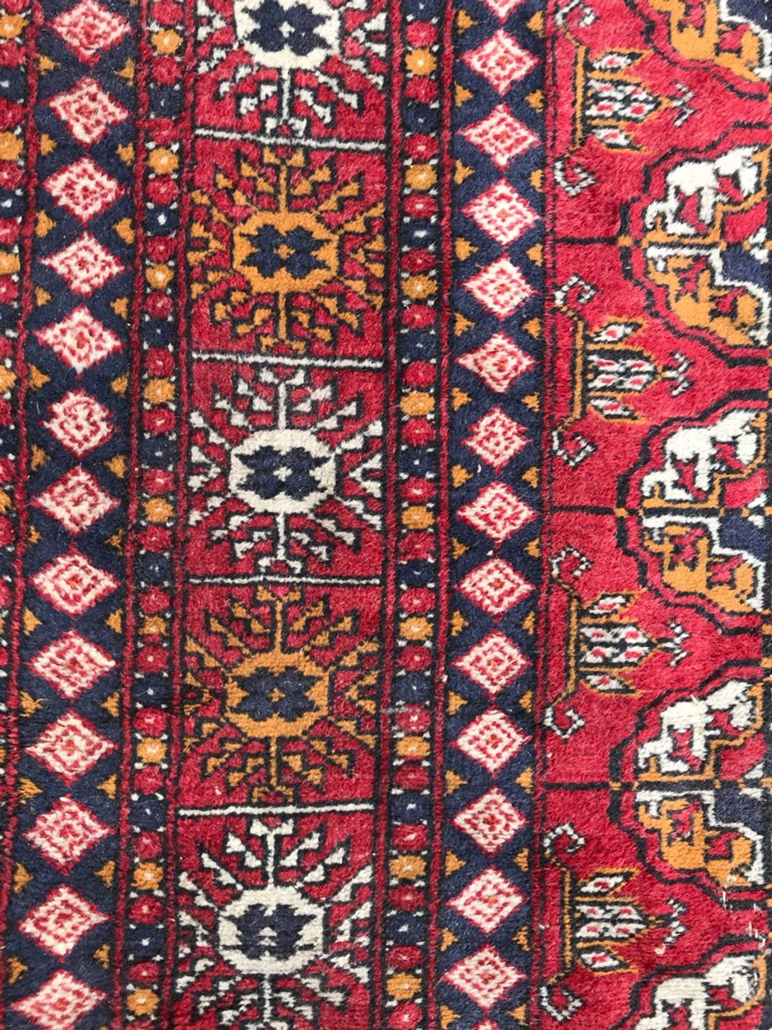 Former Pakistani Bukhara rug 156x250 cm