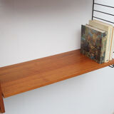 1960s wall unit teak Nisse Strinning, with secretary