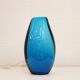 Eglo handblowed glass table lamp - Empori 87756 - Opaline and blue glass
