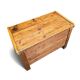 Old blanket chest / storage trunk / pine wood