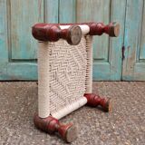 Traditional Antique Indian Low Chair