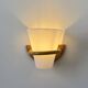 Vintage pin and opaline perspex wall light, France, 1980.