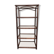 Roche Bobois shelf, bamboo and smoked glass 1970