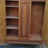 Wardrobe in China and rattan braces 60/70