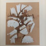 Marie-Paule Duault, abstract gouache on paper, 1950s