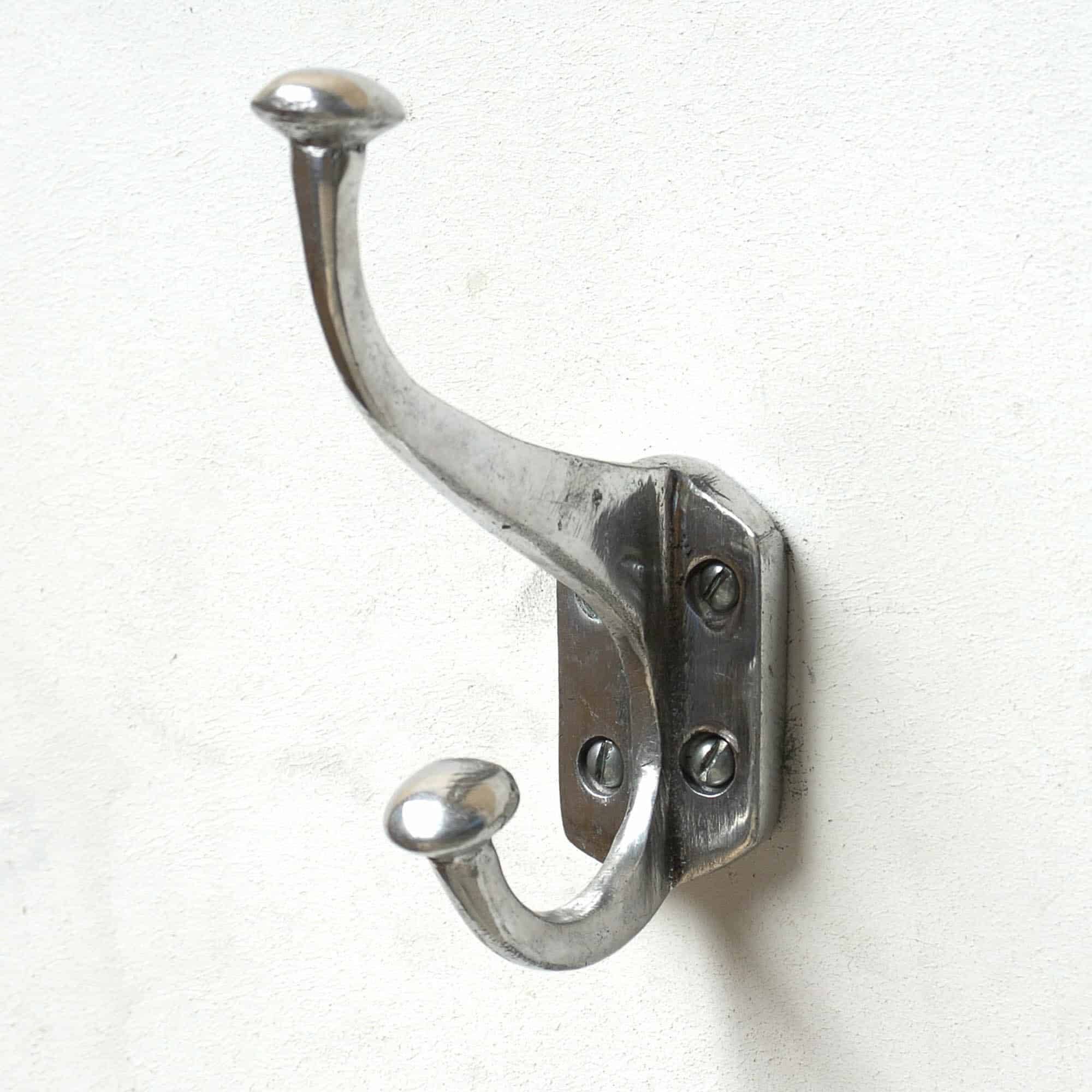 Coat rack "Dented button aluminium"