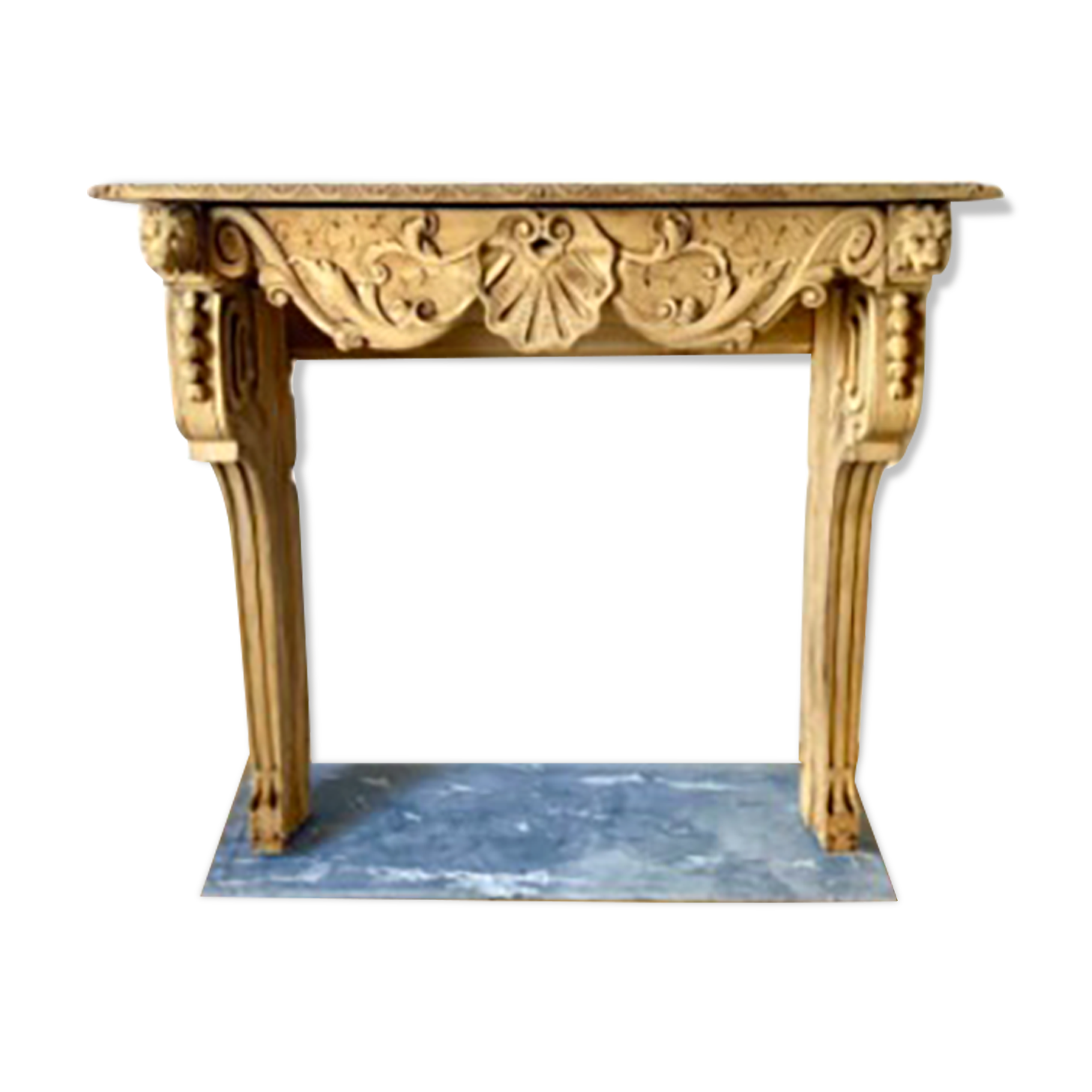 Oak fireplace mantle XIX