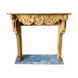 Oak fireplace mantle XIX