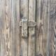 Large antique workshop cabinet made of solid wood (renovated)