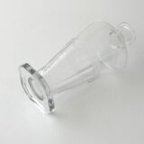 Old wine decanter and matching water pitcher - Crystal - Square model