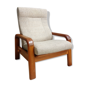 Teak Highback chair by HS Design Denmark 1970s