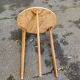 Scandinavian round wooden kitchen table 72cm