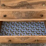 Art Deco chest of drawers Blond walnut 1930